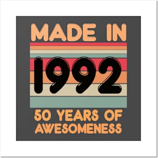 Made In 1992 Posters and Art